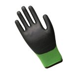 Gardening Gloves - Black Polyurethane Coated for Women & Men