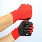 Safety Gloves - Crinkle Latex Coated Anti Slip for Construction