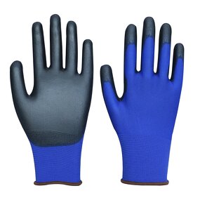 Work Gloves - 18G Polyester PU Coated for Automotive Industry