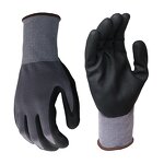 Nitrile Coated Gloves - Micro Foam Nylon for Construction