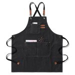 Grill Aprons - Custom Unisex Canvas with Pocket for Cooking
