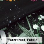 Bib Apron - Flower Pattern Adjustable with Pocket for Women