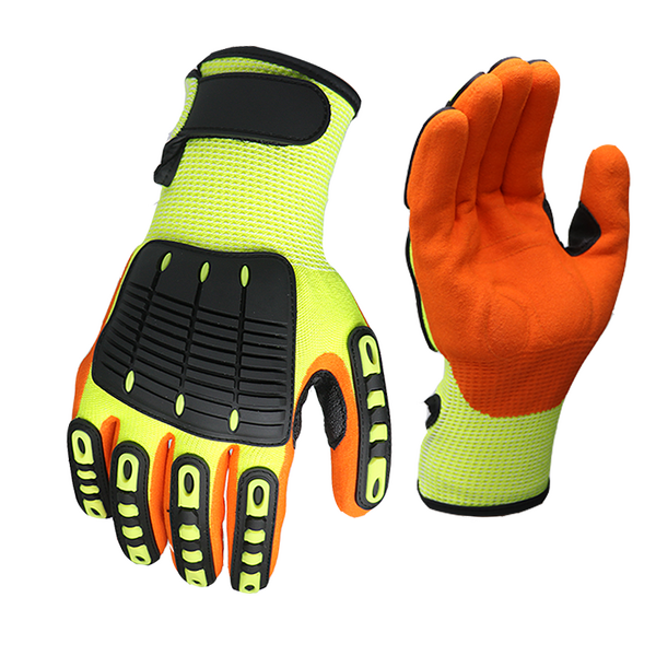 Impact Resistant Gloves - Nitrile Dipped TPR for Oilfield