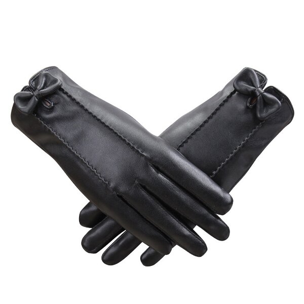 Winter Gloves - Wholesale PU Leather Thermal for Women