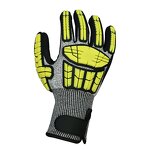 Impact Resistant Gloves - TPR Knuckle Guard for Oil Mine