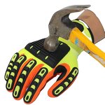 Impact Resistant Gloves - Nitrile Dipped TPR for Oilfield