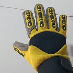 Mechanical Gloves - Synthetic Leather Palm EVA TPR Impact