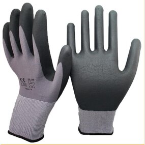 Safety Gloves - 15G Nylon Spandex Nitrile Foam for Garden Construction