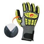 Impact Resistant Gloves - TPR Knuckle Guard for Oil Mine