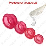 Cupping Cup Supplier - Single Hijama Cup Translucent Purple Massage