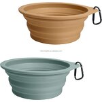 Pet Bowl Supplier - Collapsible Anti-Splash Silicone Plastic Bowl