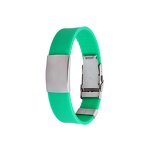 Silicone Wristband Supplier - Colorful Stainless Steel Child Anti Lost
