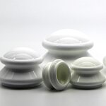 Silicone Cupping Cup Manufacturer - 4 Sizes White Professional Vacuum