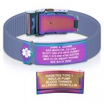 Medical Alert Wristband Manufacturer - Personalized QR Code Waterproof