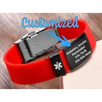Silicone Wristband Manufacturer - Custom Logo Adjustable Stainless Steel