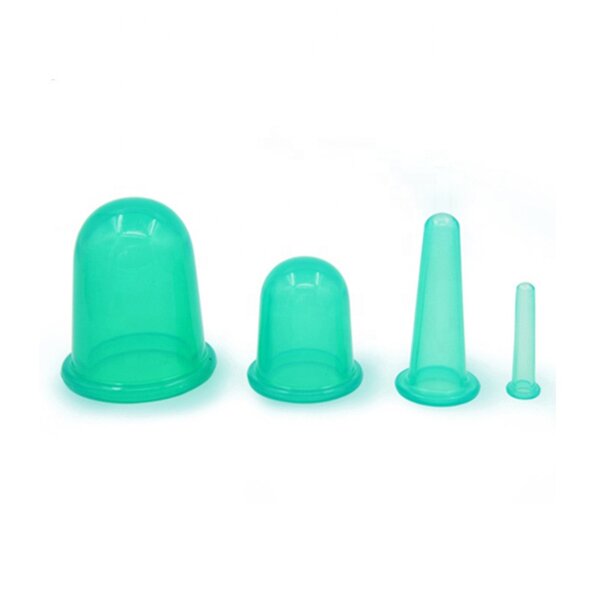 Silicone Massage Cup Set Supplier - 4pcs Suction Anti Cellulite Vacuum