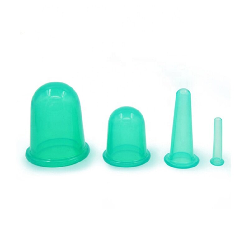 Silicone Massage Cup Set Supplier - 4pcs Suction Anti Cellulite Vacuum