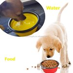 Collapsible Pet Bowl Manufacturer - Custom Logo Silicone Portable Travel