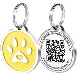 QR Code Pet Tag Manufacturer - Custom Silicone ID Necklace for Pets