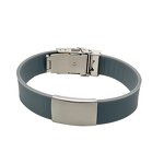 Medical Alert Bracelet Supplier - Waterproof Laser Engraved Silicone Band