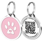 QR Code Pet Tag Manufacturer - Custom Silicone ID Necklace for Pets