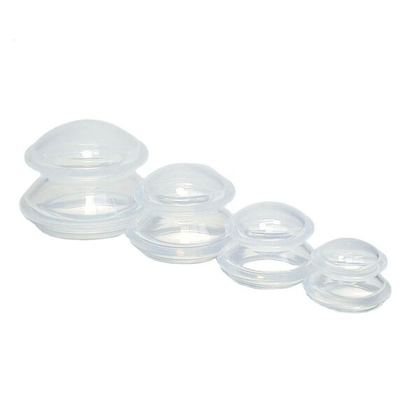 Silicone Cupping Kit Supplier - Transparent Cupping Cups for Massage Therapy