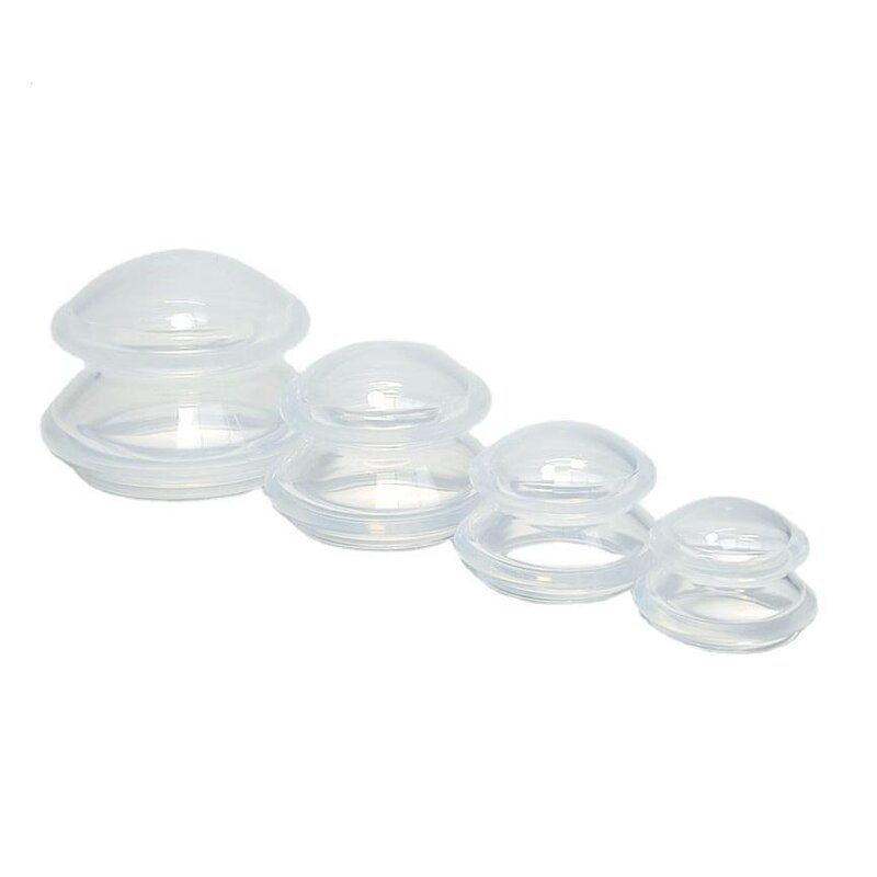 Silicone Cupping Kit Supplier - Transparent Cupping Cups for Massage Therapy