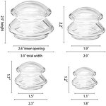 Silicone Cupping Cup Manufacturer - 4 Sizes White Professional Vacuum