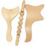 Wood Therapy Tools Kit Supplier - Anti Cellulite Wooden Roller Set