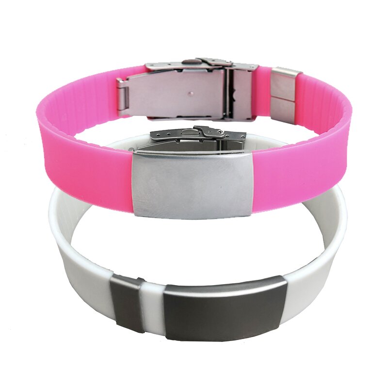 Silicone Bracelet Supplier - Colorful Custom Fashion Wristbands with Hardware