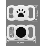Pet Airtag Case Manufacturer - Silicone Paw Print Design Protective