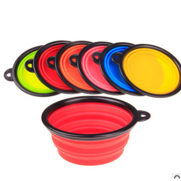 Collapsible Pet Bowl Manufacturer - Custom Logo Silicone Portable Travel