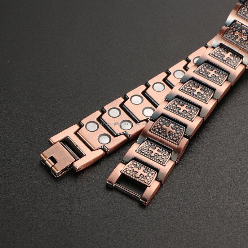 Magnetic Bracelet Manufacturer - Crocodile Rectangle Pain Relief OEM
