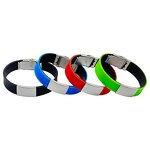 ID Wristband Supplier - High Quality Custom Engraved Two-Tone Bracelet