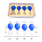 Cupping Massager Manufacturer - Professional 4 PCS Hand-held Glass Set