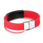Silicone Wristband Manufacturer - Custom ID Kids Bracelet Adjustable