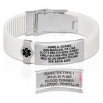 Silicone Wristband Manufacturer - Custom Logo Adjustable Stainless Steel