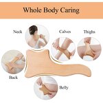 Wooden Gua Sha Tool Supplier - Anti Cellulite Roller Lymphatic Drainage