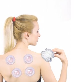 Face Cupping Set Supplier - 4 Pcs Eye Vacuum Massage Silicone Cups