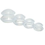 Silicone Cupping Cup Manufacturer - 4 Sizes White Professional Vacuum