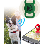 Pet Airtag Case Manufacturer - Silicone Paw Print Design Protective