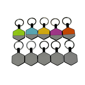 Silicone Pet ID Tag Manufacturer - Customizable Hexagon Engraved Solid