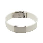 Medical Alert Bracelet Supplier - Waterproof Laser Engraved Silicone Band