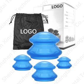 Cupping Therapy Set Supplier - 4 Sizes Silicone for Cellulite Joint Pain
