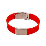 Medical Alert Bracelet Supplier - Waterproof Laser Engraved Silicone Band