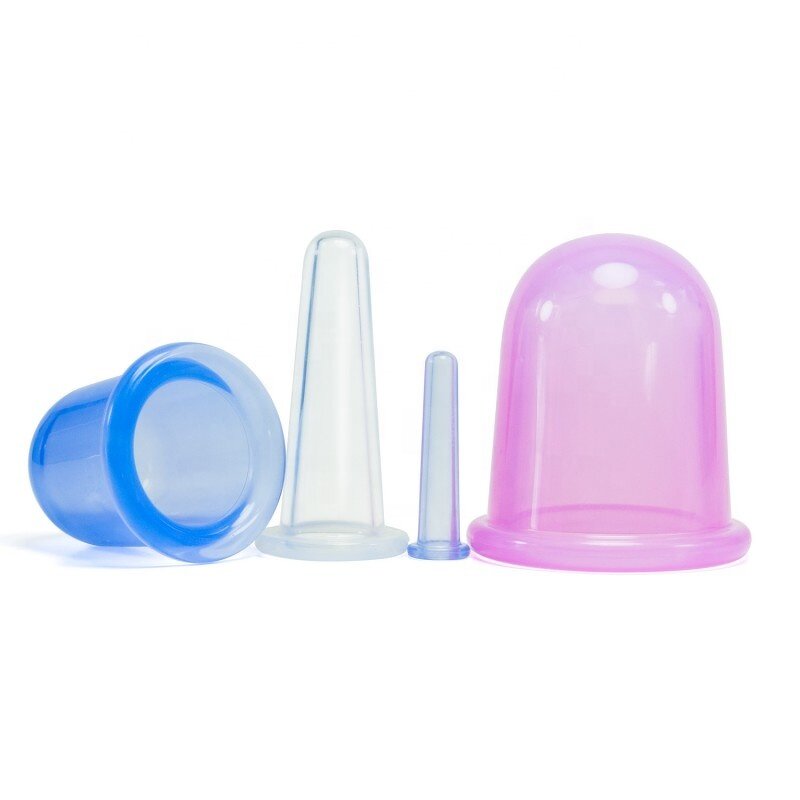 Facial Cupping Set Manufacturer - 4 in 1 Transparent Silicone Therapy