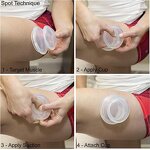 Cupping Set Manufacturer - 2 in 1 Silicone Cups Body Therapy Set