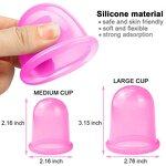 Silicone Cupping Set Supplier - Black Cups Vacuum Home Massage Therapy