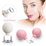 Vacuum Cupping Glass Supplier - Rubber Suction Bulb Set Pink with Box