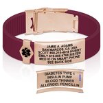 Medical Alert Wristband Manufacturer - Personalized QR Code Waterproof